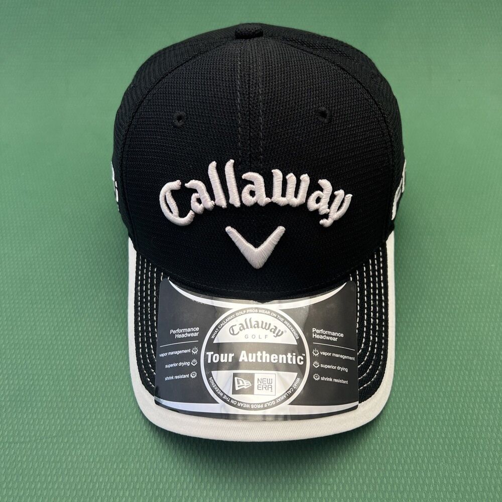 Callaway Golf Hat Cap FT Fusion TOURi Series Adjustable Black NEW